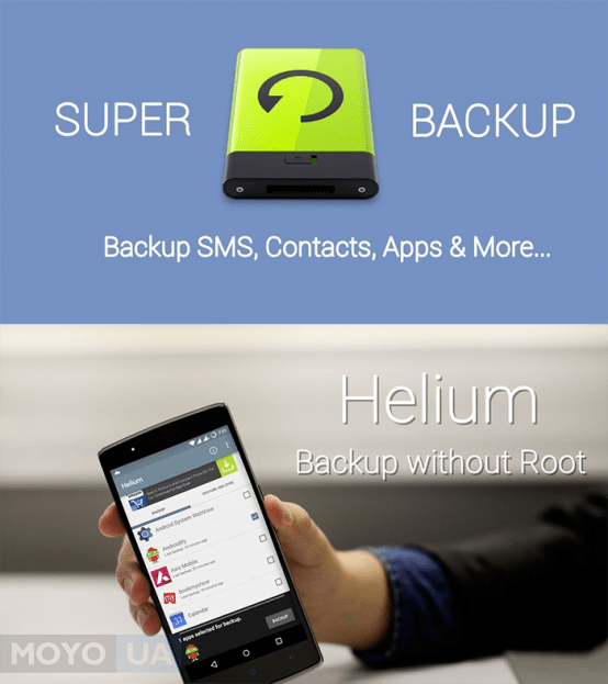  утиліти Super Backup і Helium