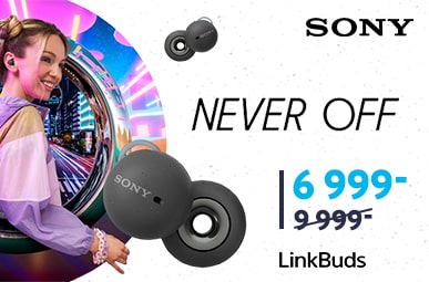 Знижка 30% на навушники Sony LinkBuds