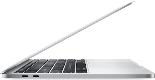 Apple MacBook в серебристом корпусе