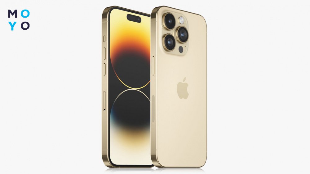 iPhone 14 в золотом цвете