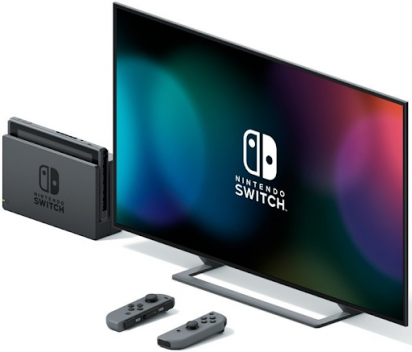 Игровая приставка Nintendo Switch — режим ТВ