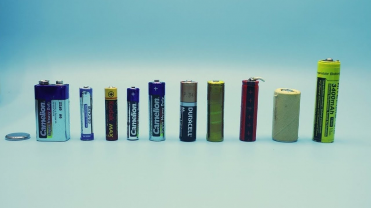 Батарейки разных типов