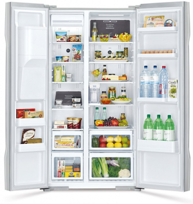 Двухдверный умный холодильник Hitachi
