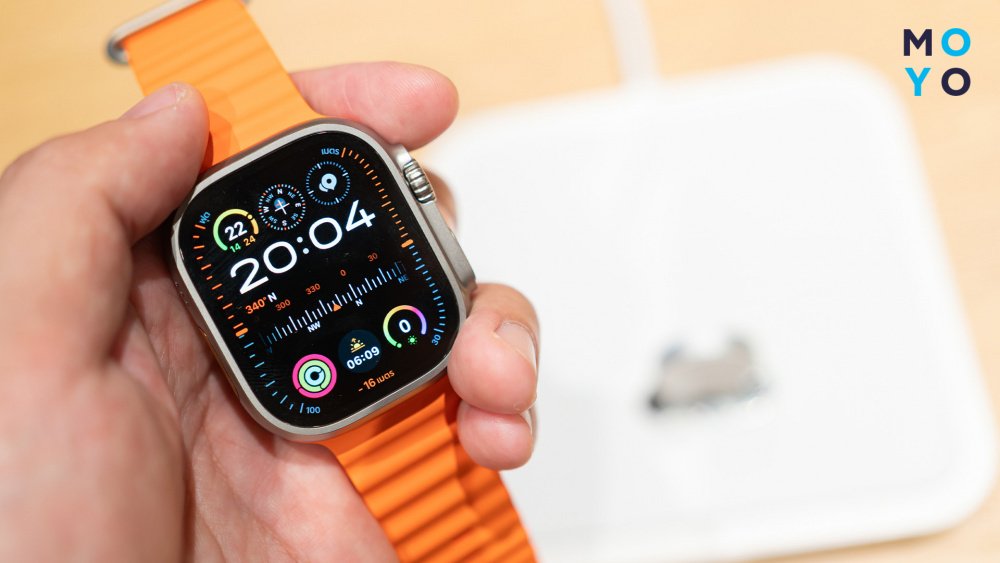 Обновленный циферблат на смарт-часах Apple Watch 2 Ultra