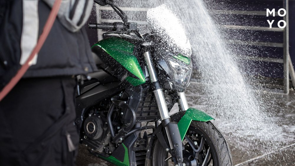 мытье мотоцикла