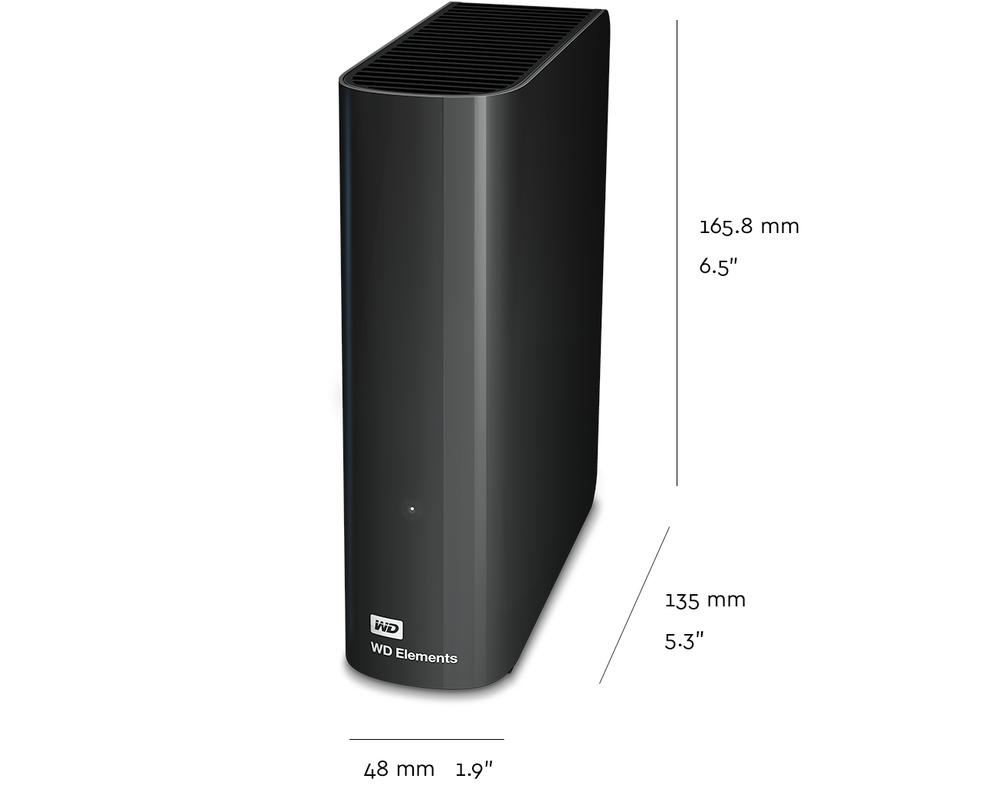 Накопитель внешний HDD WD 3.5" 8TB USB 3.0 Elements Desktop ...