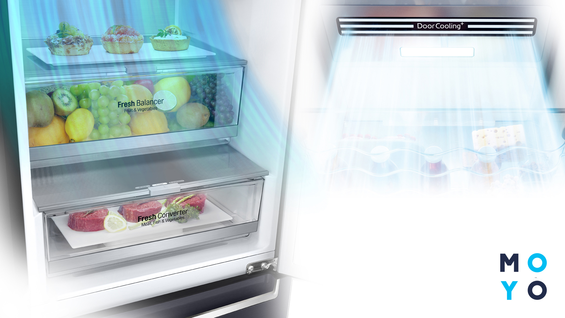 Фреш-зона в холодильнику LG
