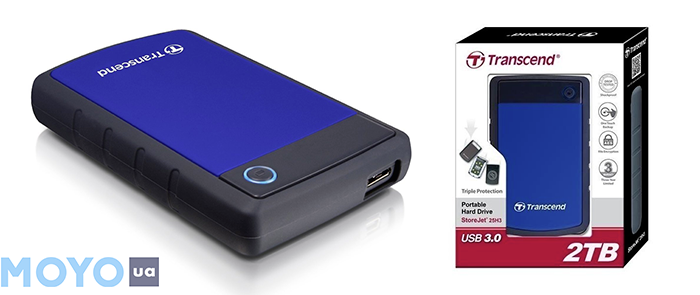 TRANSCEND StoreJet 2.5 USB 3.0 2TB серия H Blue (TS2TSJ25H3B)