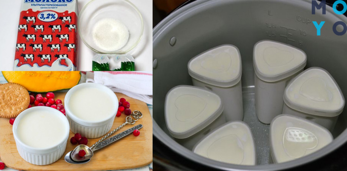 йогурт у мультиварці без закваски