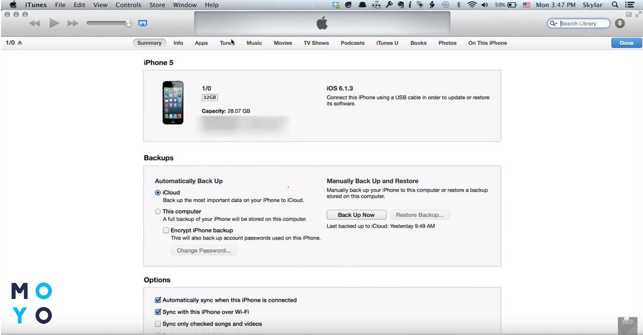 Удаление контактов с Айфона с помощью iTunes. Пошаговые инструкции