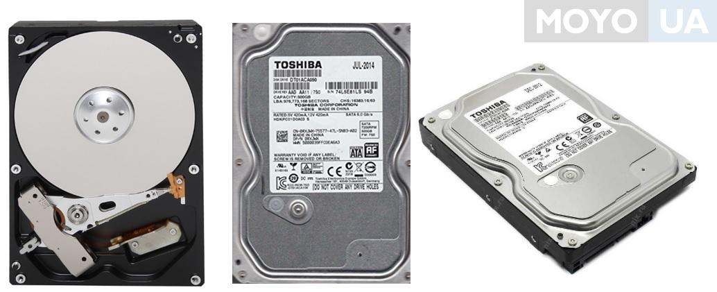 Внутренний жесткий диск Toshiba 3.5 SATA 3.0 0.5TB 7200prm 32Mb (DT01ACA050)