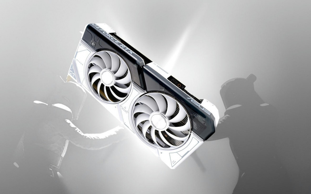 ≡ Відеокарта ASUS GeForce RTX 4070 SUPER 12GB GDDR6X OC белая (90YV0K84 ...