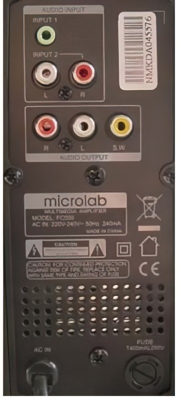 Акустична система MICROLAB 2.1 FC550 Blackфото