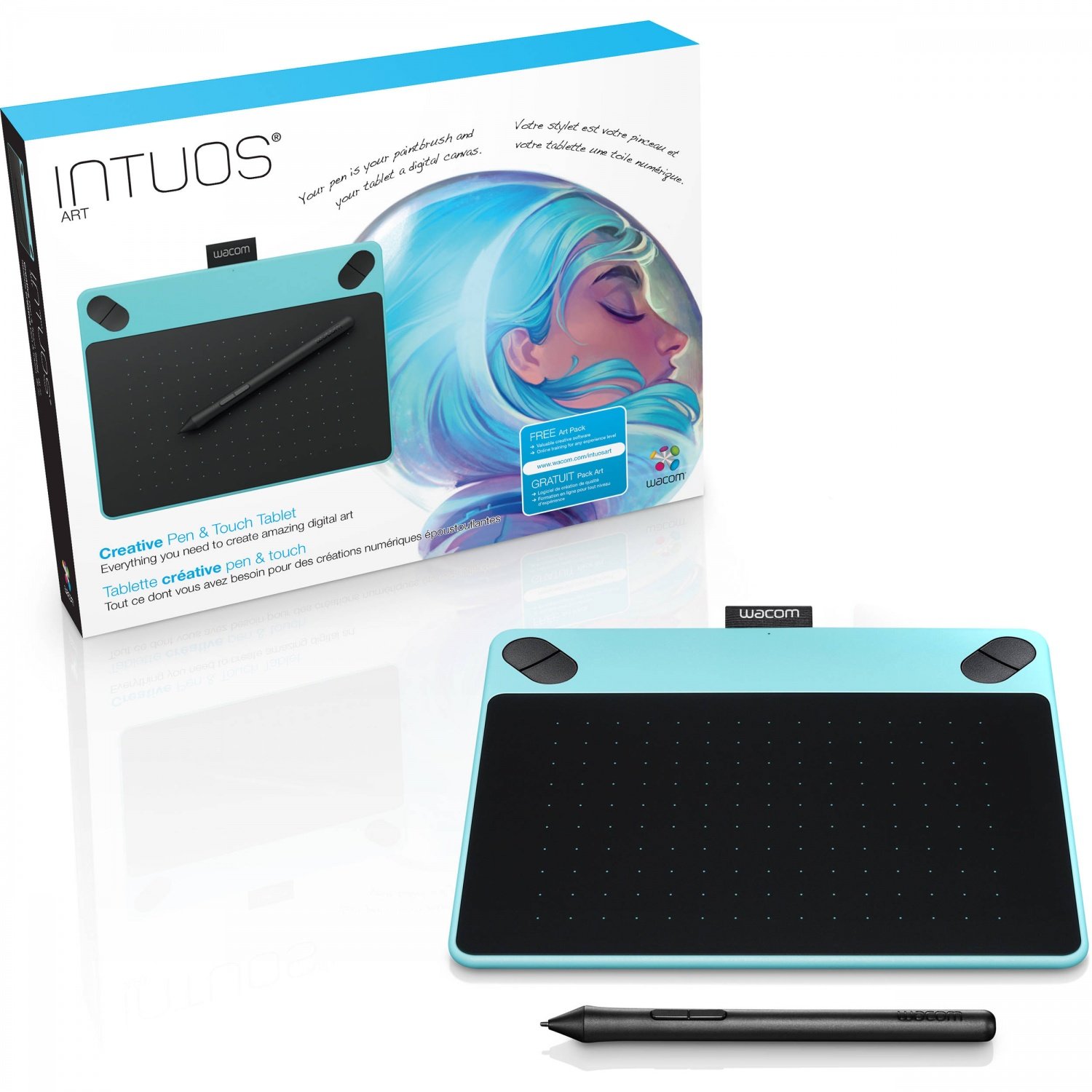 Графический планшет Wacom Intuos Art Blue PT S – купить в Киеве | цена ...
