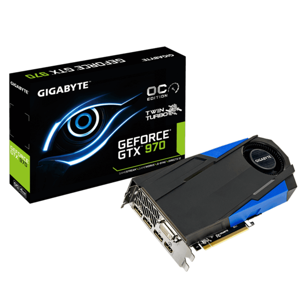 Видеокарта GIGABYTE GeForce GTX 970 4GB DDR5 Twin Turbo (GV-N970TTOC