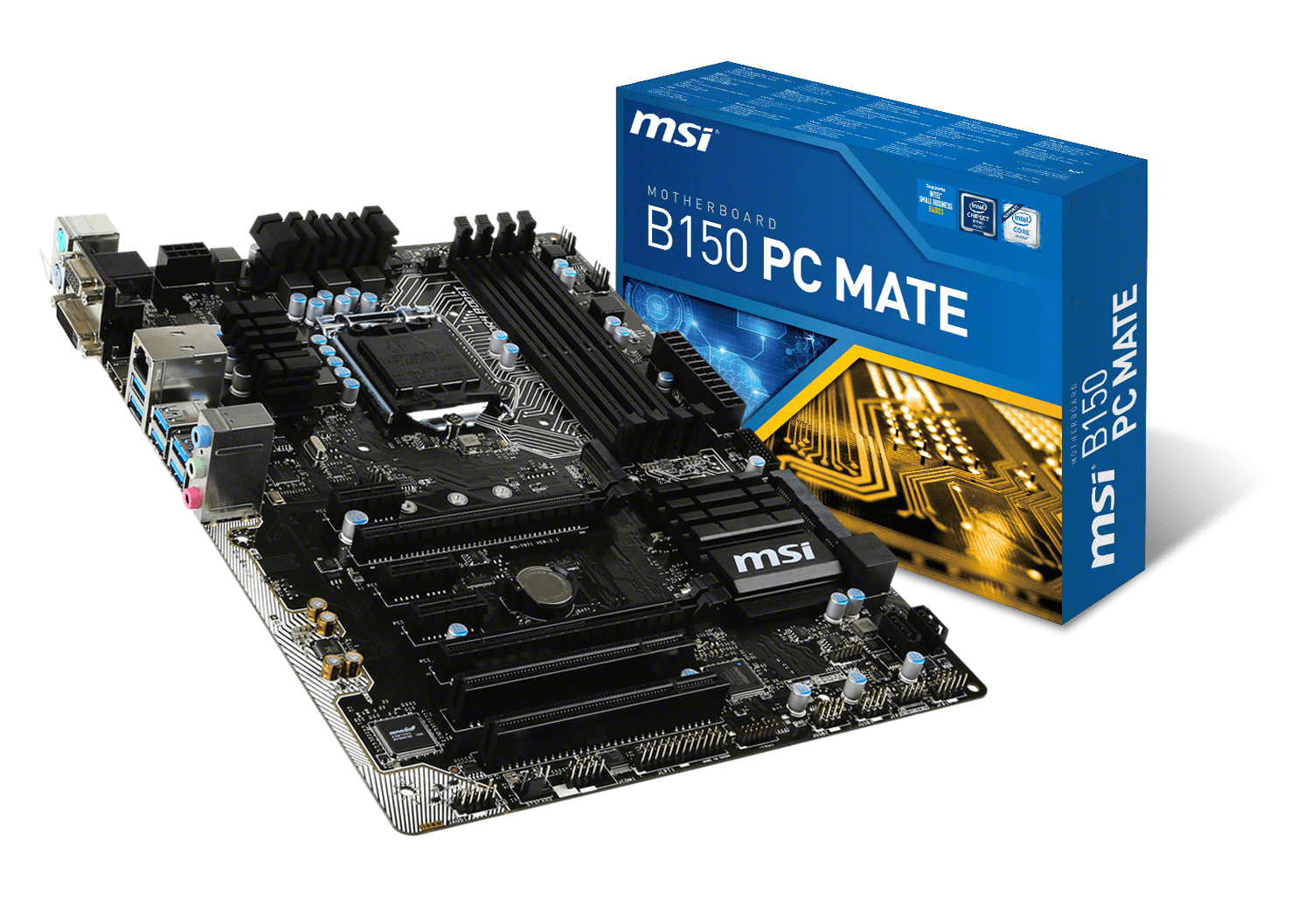 Msi b150 pc mate подключение