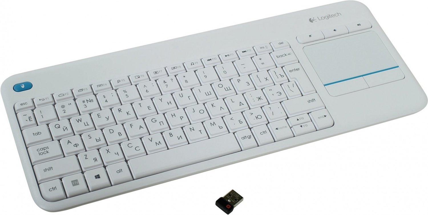Logitech k400 touch. Logitech k400 Plus. Logitech White Keyboard. Клавиатура Logitech беспроводная белая. Беспроводная клавиатура с тачпадом Logitech белая.