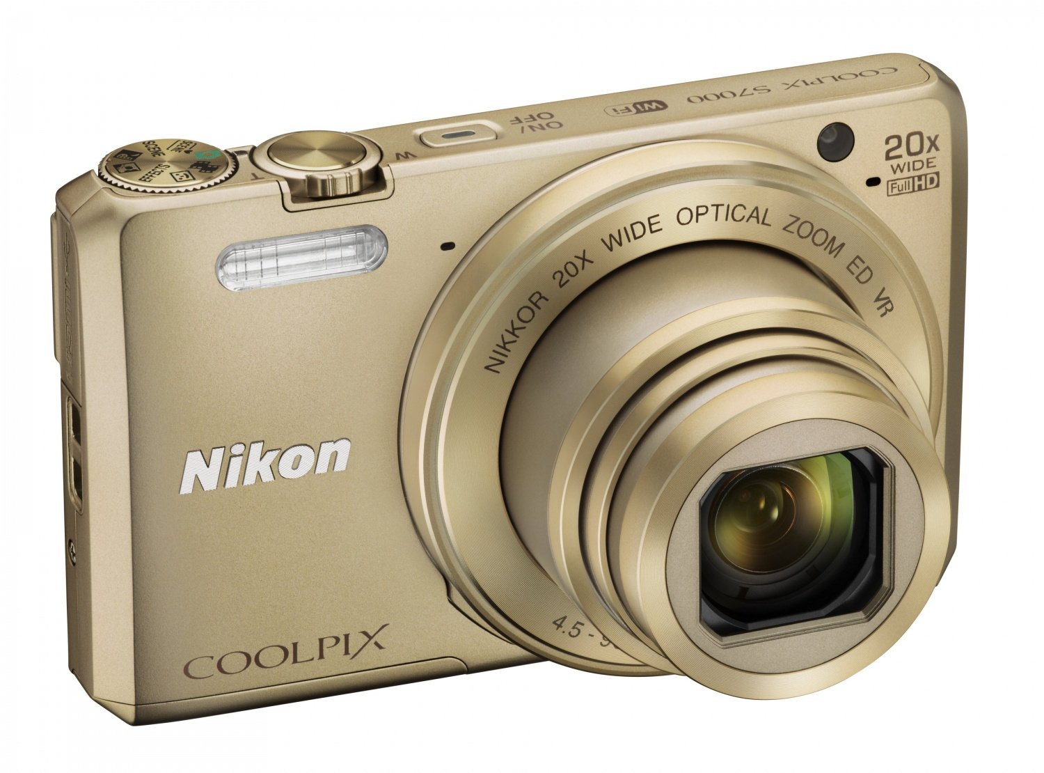 ≡ Фотоапарат NIKON Coolpix S7000 Gold (VNA802E1) – купити в Києві