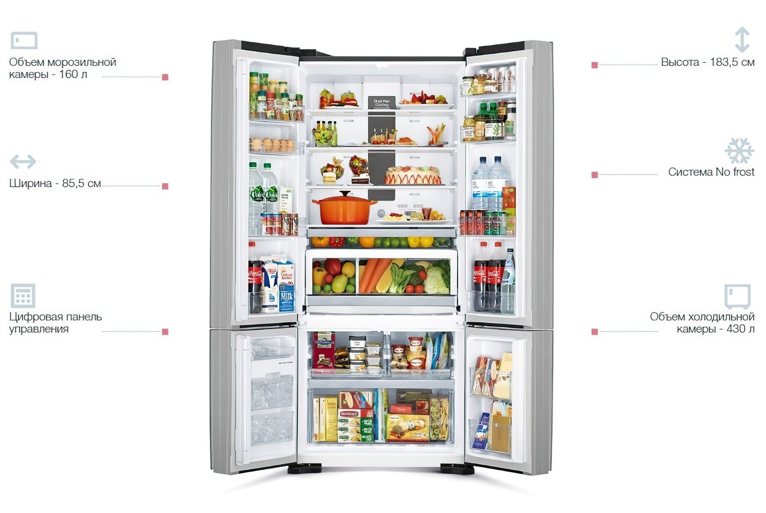 Холодильник Hitachi R-WB730PUC5XGRфото3