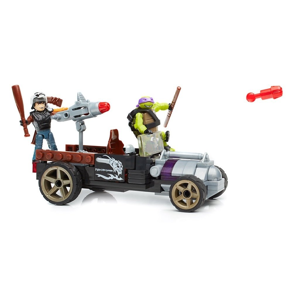 konstruktor mega bloks gonochnyj avtomobil donni serii cherepashki nindzya dmx52