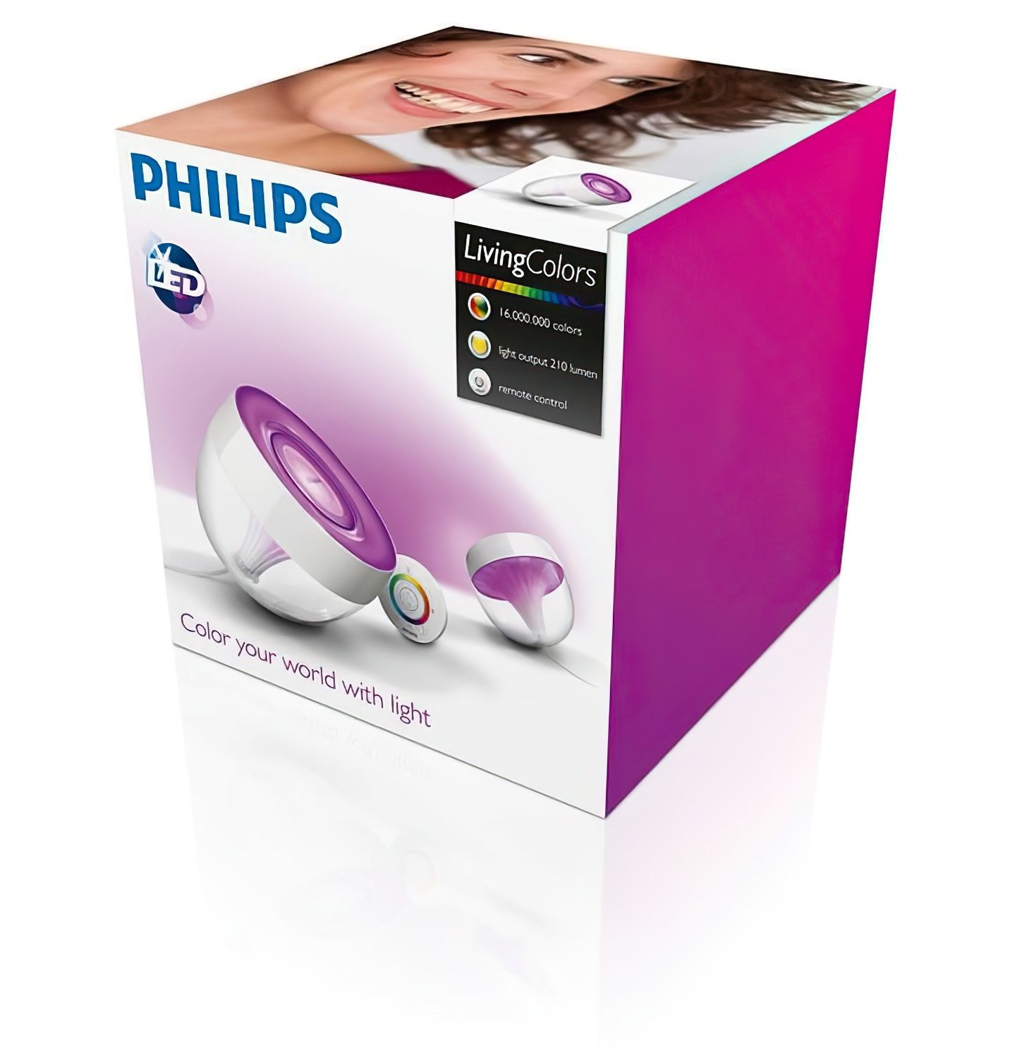 Світильник настільний декоративний Philips LIC Iris LivingColors Remote control Clearфото