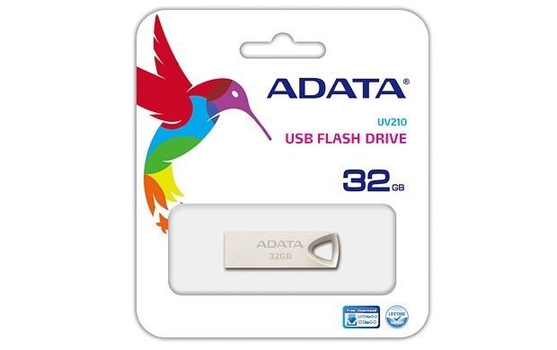 Накопитель USB 2.0 ADATA UV210 32GB Metal Silver (AUV210-32G-RGD) фото 