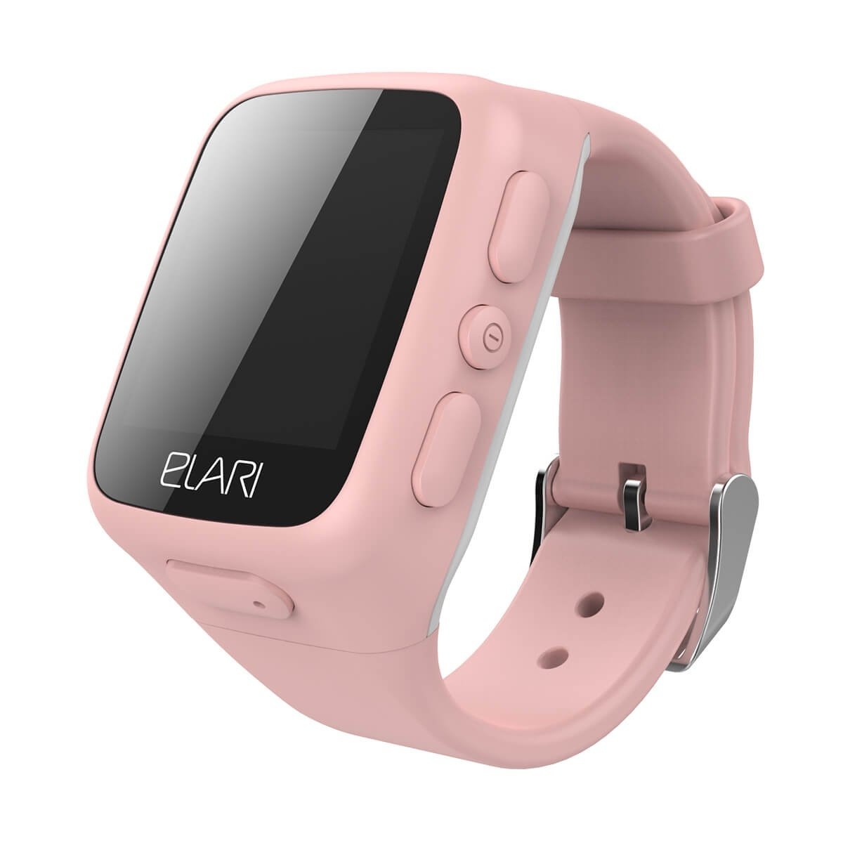 Детские смарт-часы Elari KidPhone Pink с LBS-трекером и цветным .