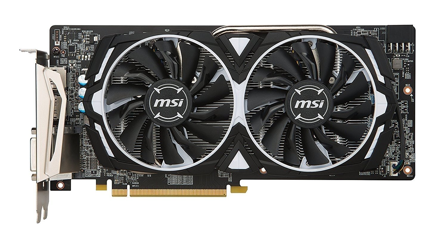 Видеокарта MSI Radeon RX 480 4GB DDR5 Armor OC (RX_480_ARMOR_4G_OC ...