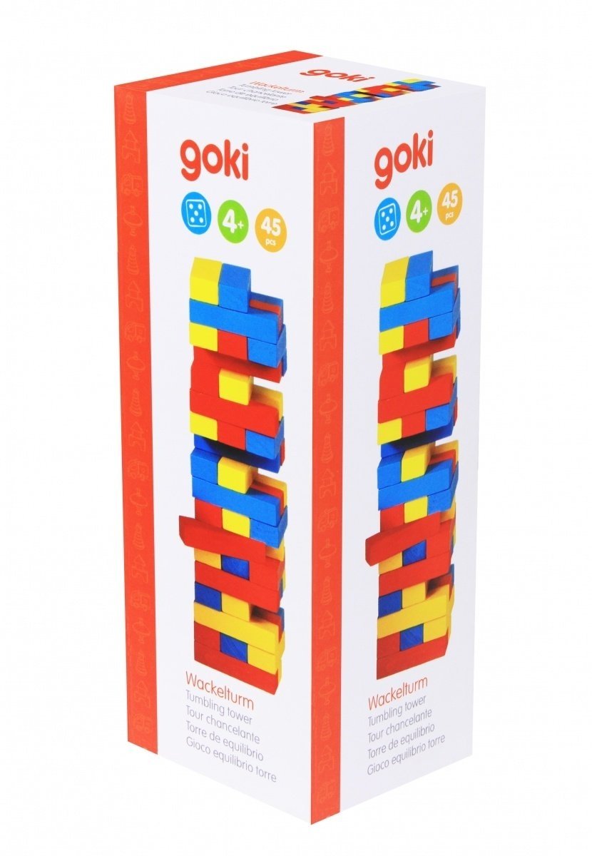Настольная игра goki Дженга Разноцветная башня (HS973) фото 