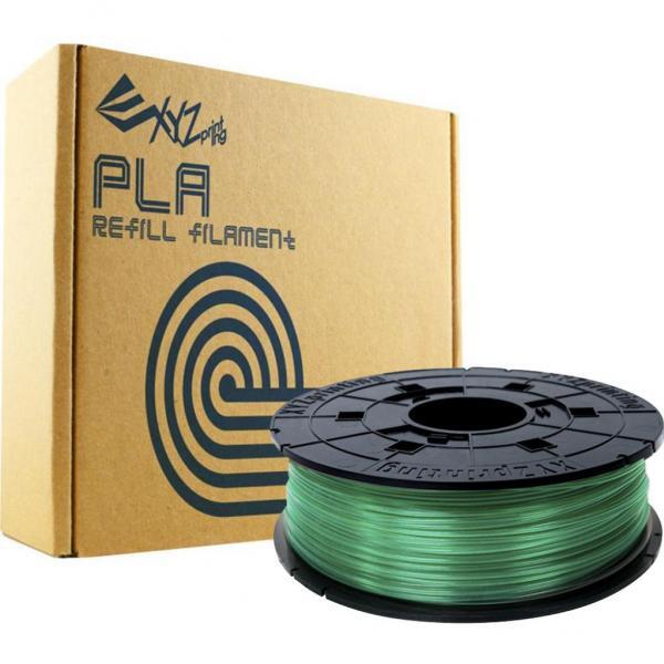Катушка с нитью XYZprinting 1.75мм/0.6кг PLA Filament Прозрачный Зеленый фото 