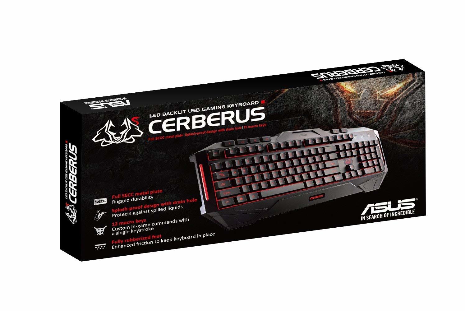 Usb gaming. Клавиатура ASUS Cerberus. Клавиатура ASUS Cerberus MKII Keyboard Black USB. Клавиатура ASUS Cerberus Keyboard Black USB. ASUS Cerberus 2 клавиатура.