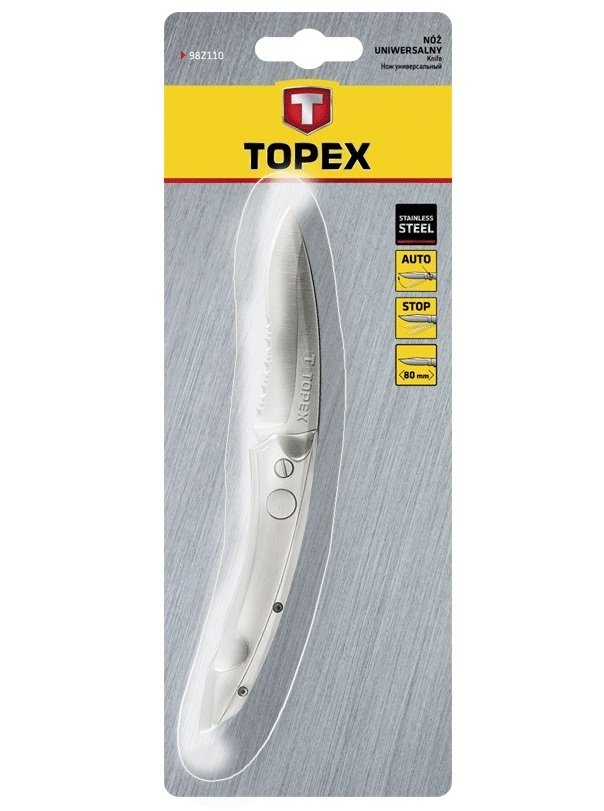 Нож универсальный TOPEX 98Z110 80мм фото 