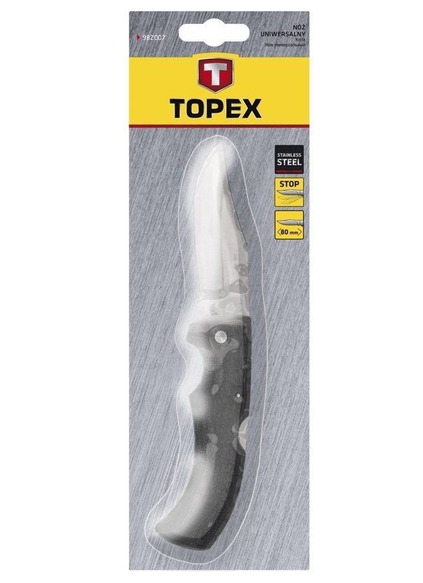 Нож универсальный TOPEX 98Z101 100мм фото 