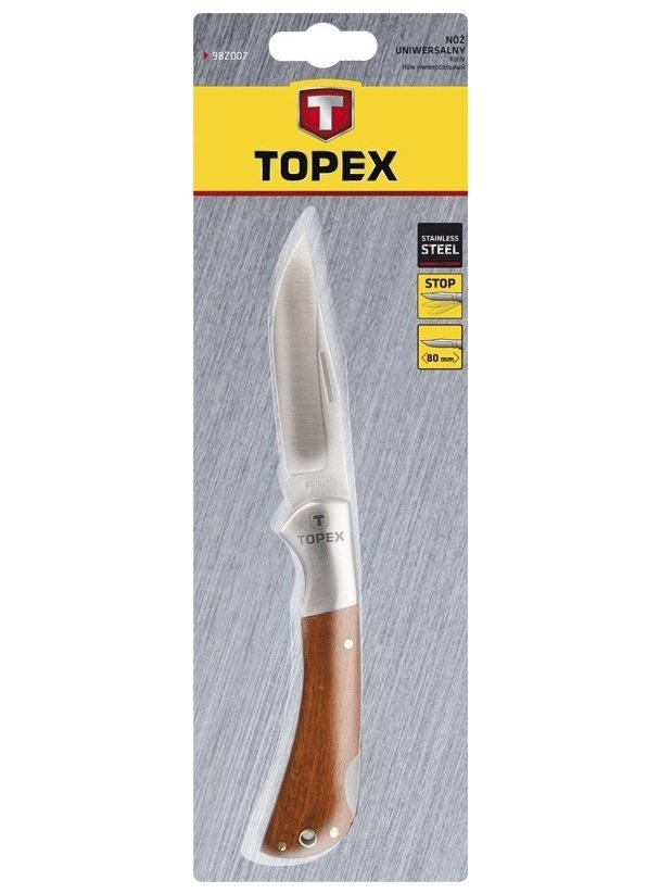 Нож универсальный TOPEX 98Z007 80мм фото 