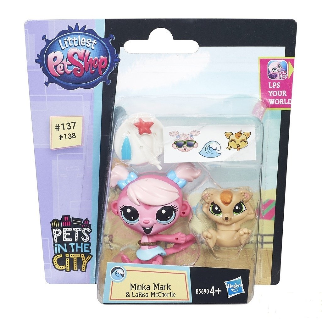 ≡ Ігровий набір HASBRO LITTLEST PET SHOP Тваринки Minka Mark & LaRisa