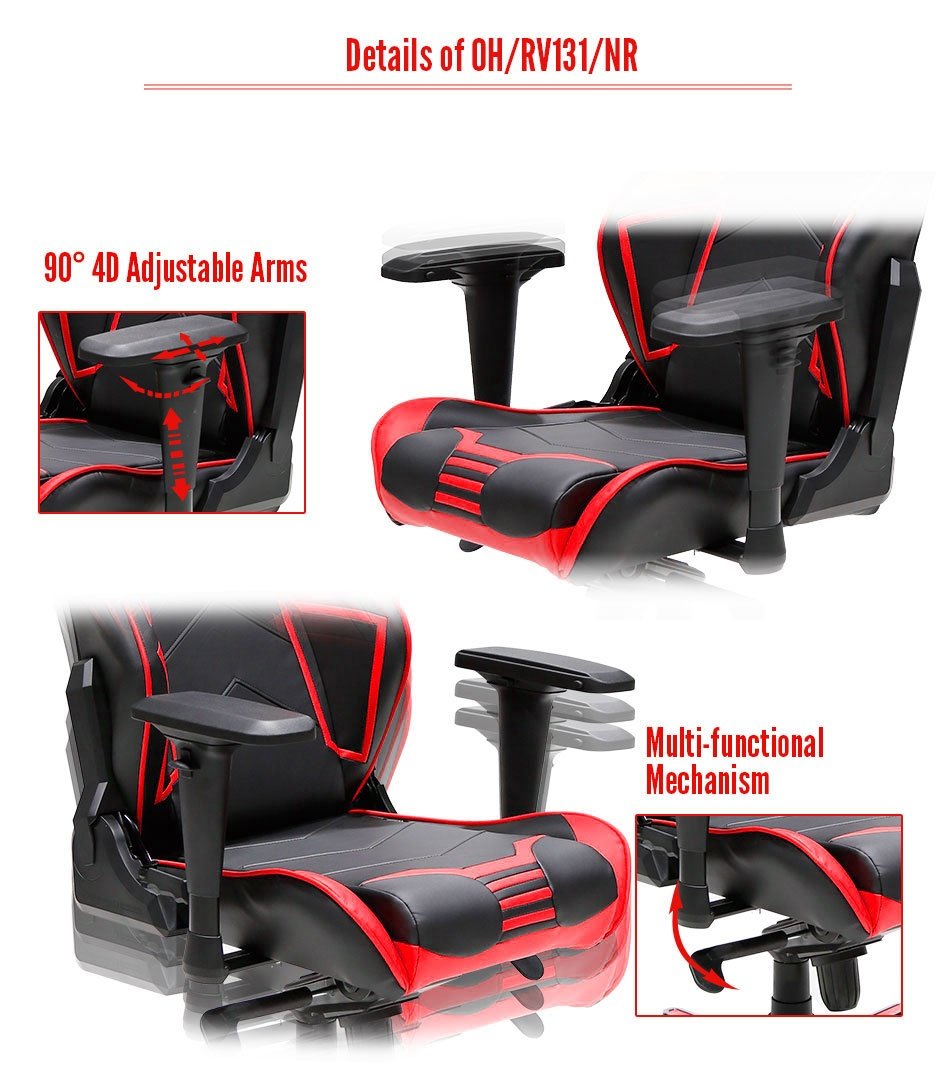 Компьютерное кресло dxracer racing oh rv131