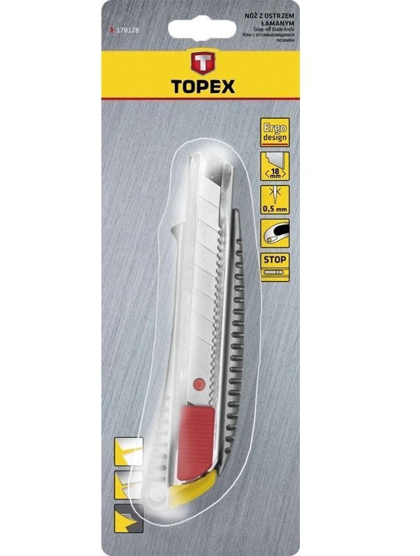 Нож строительный TOPEX 17B128 фото 