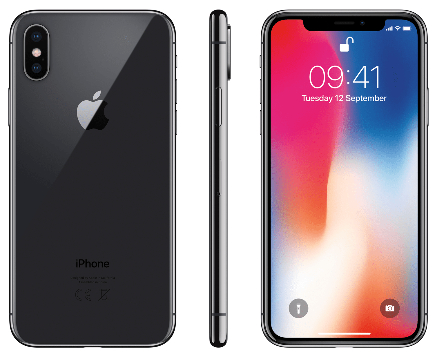 Смартфон apple iphone x как новый 256gb серый космос