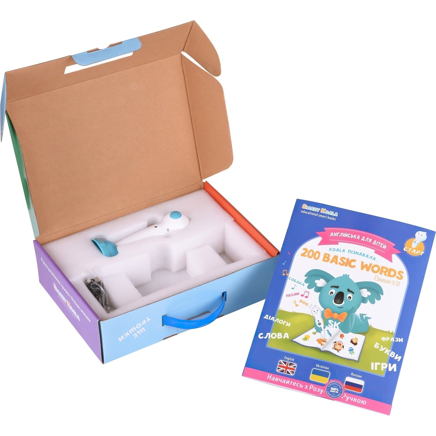 Интерактивная ручка Smart Koala + Интерактивная обучающая книга Smart ...