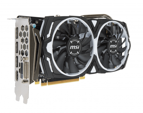 Видеокарта MSI Radeon RX570 4GB GDDR5 Armor OC (Radeon RX 570 ARMOR 4G) фото 3