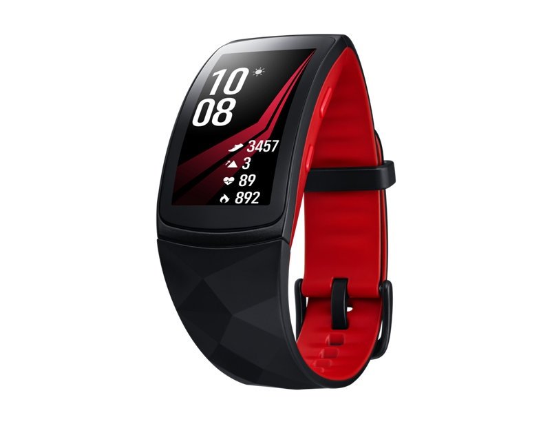 Samsung gear fit store 2 pro large red