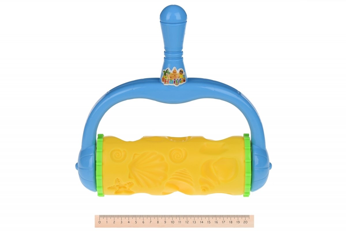 Набор для игры с песком Same Toy с валиком 4 единицы желтый (HY-1904WUt-2) фото 
