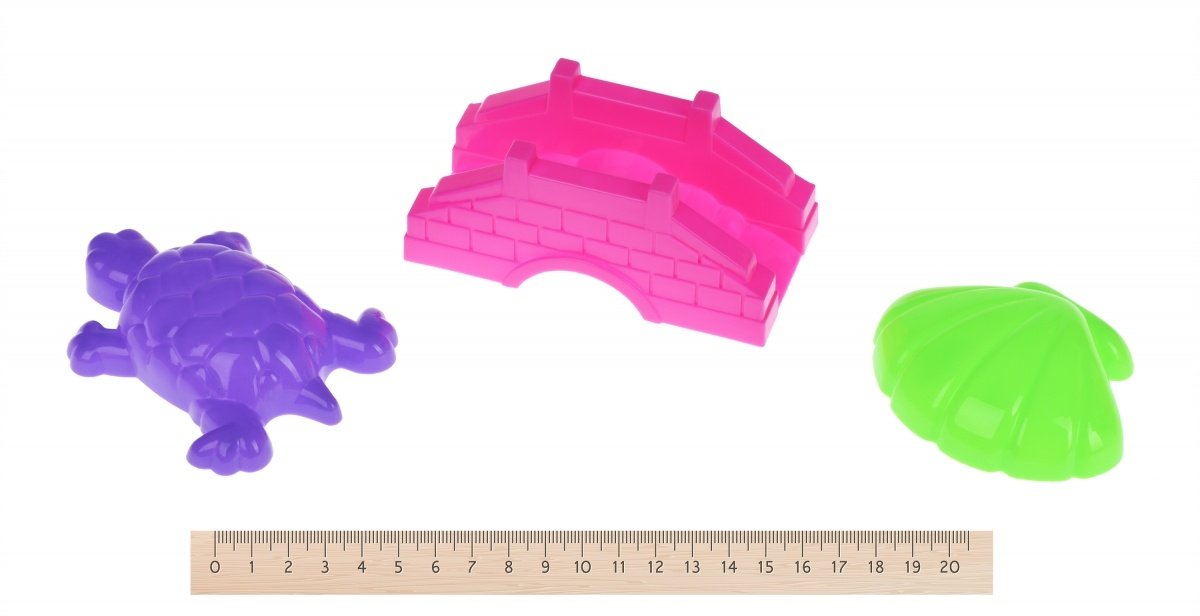Набор для игры с песком Same Toy 7 единиц розовый (HY-1143WUt-1) фото 