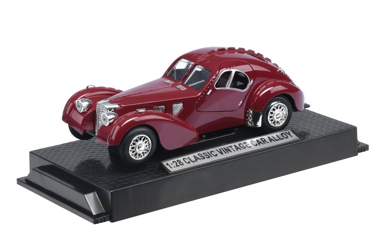 Автомобиль Same Toy 1:28 Vintage Car со светом и звуком бордовый  (HY62-2Ut-4) – купить в Киеве | цена и отзывы в MOYO