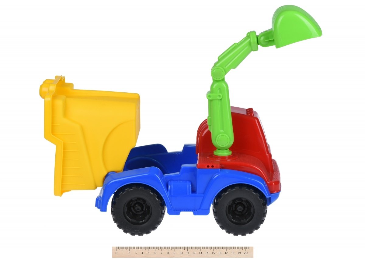 Набор для игры с песком Same Toy с экскаватором 4 еденицы красный (HY-1810WUt-1) фото 