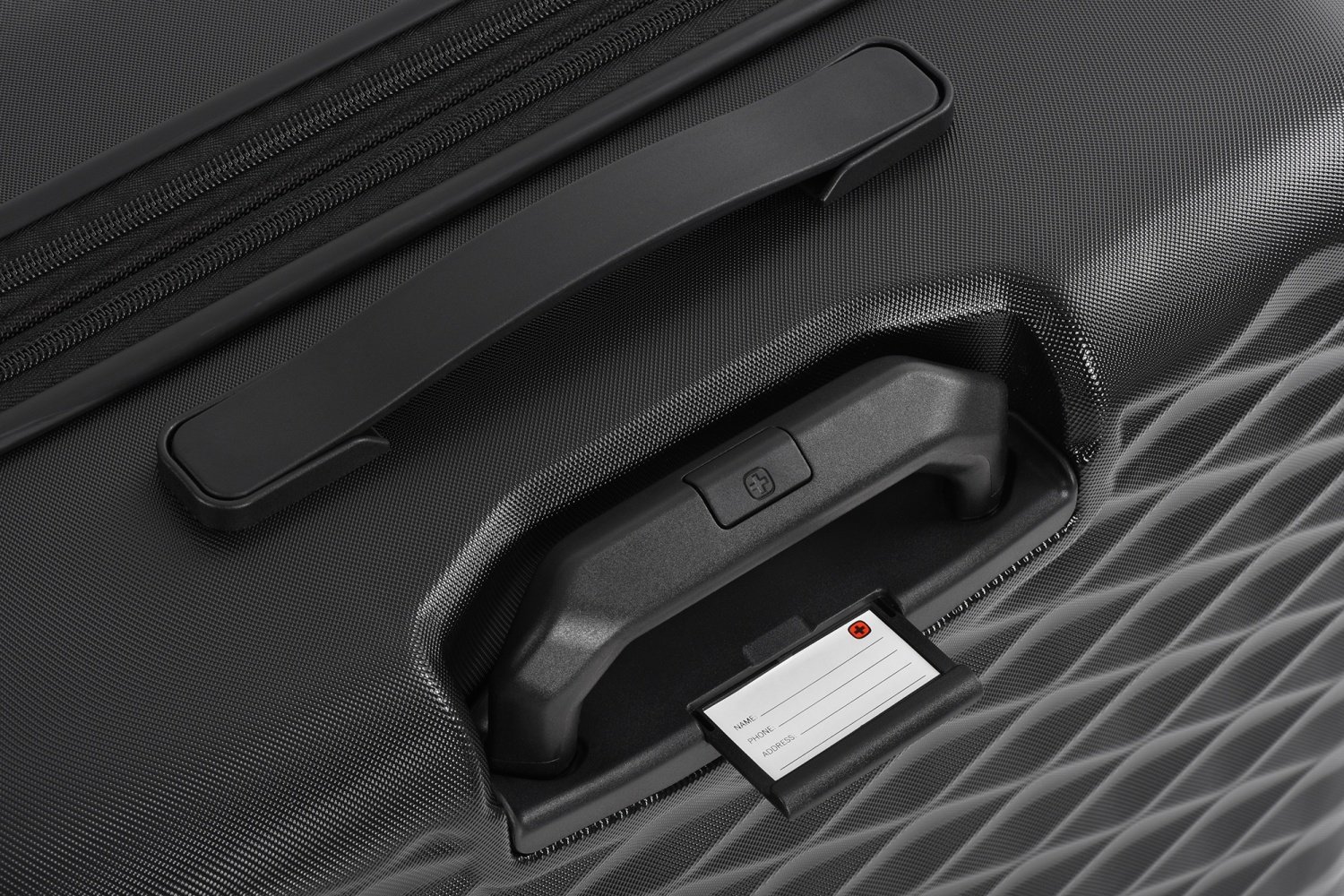 Чемодан пластиковый Wenger с отделением для ноутбука малый, черный (604345) фото 