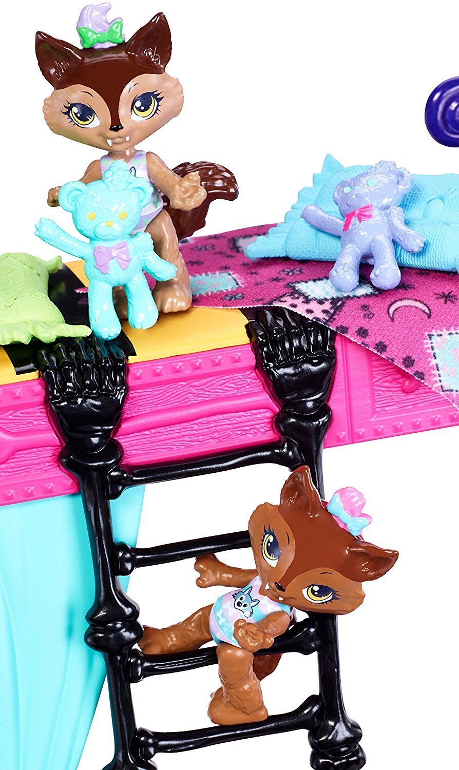 Monster High Wolf Bunk Bed: кроватка малышей из семьи Клодин Вульф