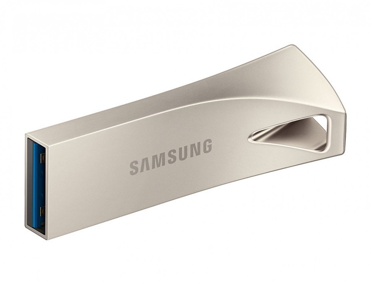 Накопитель USB 3.1 SAMSUNG BAR 64GB Champagne Silver (MUF-64BE3/APC) фото 
