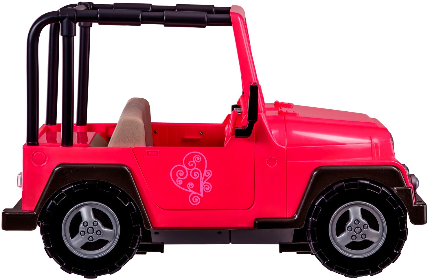 Транспорт для кукол Our Generation Розовый джип с черной рамкой (BD37277Z) купить в Киеве