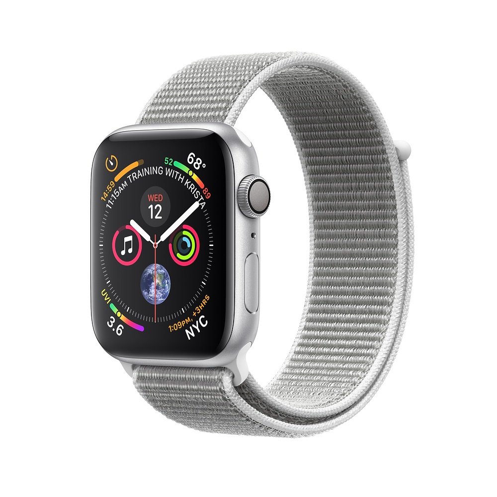  Смарт-годинник Apple Watch Series 4 44mm Silver Aluminium Case with Seashell Sport Loop фото